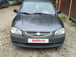 2008 Hyundai Accent ТагАЗ II, серый, 350000 рублей, вид 1
