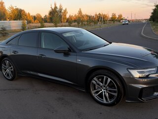 2019 Audi A6 45 TFSI V (C8), серый, 3700000 рублей, вид 3