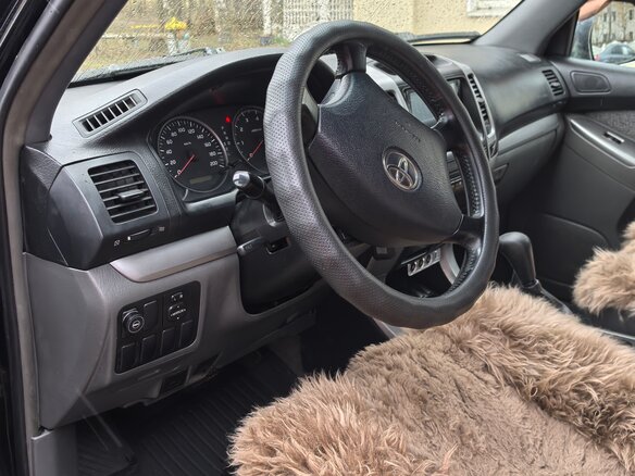 2005 Toyota Land Cruiser Prado 120 Series, чёрный, 1690000 рублей - вид 10
