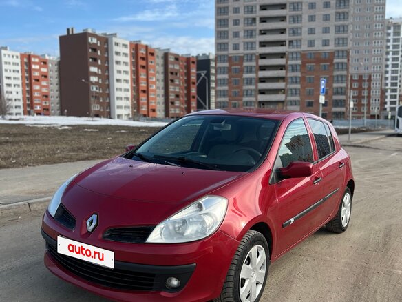 2008 Renault Clio III, красный, 390000 рублей - вид 2
