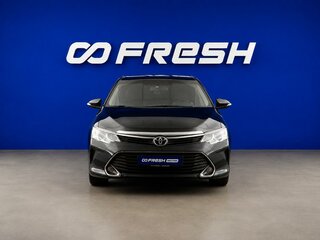 2015 Toyota Camry VII (XV50) Рестайлинг, чёрный, 1798000 рублей, вид 3