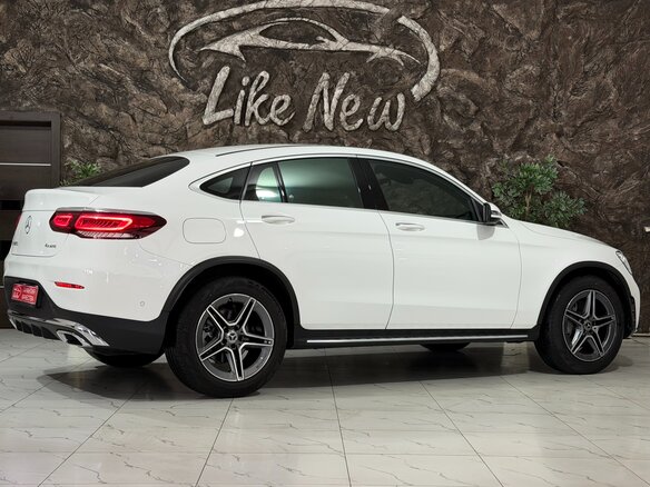 2022 Mercedes-Benz GLC Coupe 220 d I (C253) Рестайлинг, белый - вид 3