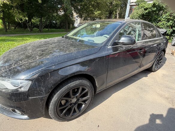 2008 Audi A4 IV (B8), чёрный, 480000 рублей - вид 7