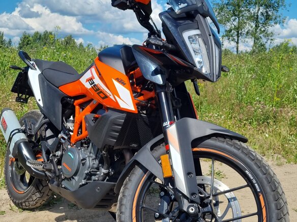 2023 KTM 390 Adventure, оранжевый, 599000 рублей - вид 7