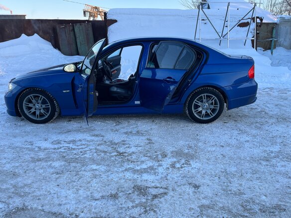 2007 BMW 3 серии 320i V (E90/E91/E92/E93), синий, 980000 рублей - вид 6