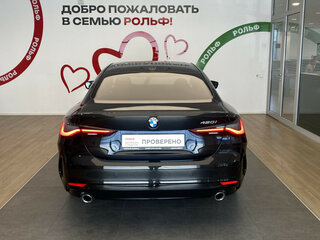 2024 BMW 4 серии 420i G22, G23, G26 Рестайлинг, чёрный, 6100000 рублей, вид 5