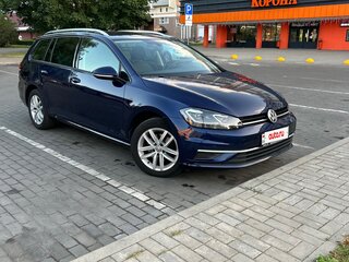 2019 Volkswagen Golf VII Рестайлинг, синий, 1170000 рублей, вид 4