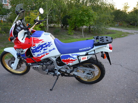 1995 Honda XRV 750 Africa Twin, белый, 750000 рублей, вид 3