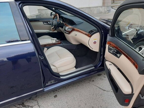 2008 Mercedes-Benz S-Класс 350 Long V (W221), синий, 1550000 рублей - вид 14