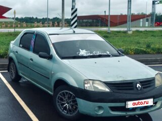 2007 Renault Logan I, зелёный, 350000 рублей, вид 2