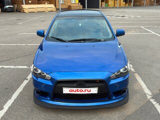 2008 Mitsubishi Lancer X, синий, 790000 рублей, вид 3