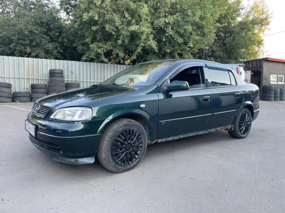 2003 Opel Astra G, зелёный - вид 3
