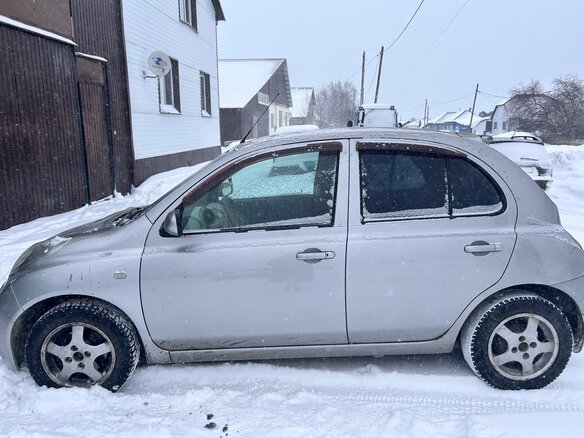 2004 Nissan Micra III (K12), серебристый, 420000 рублей - вид 3