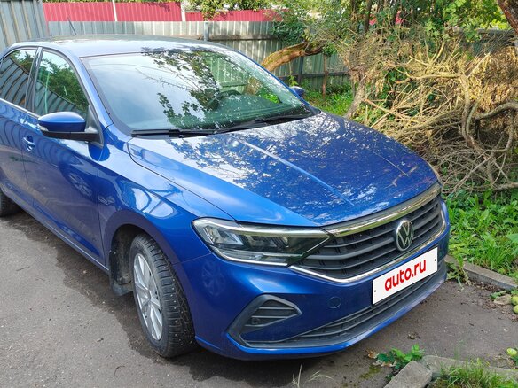 2020 Volkswagen Polo VI, синий