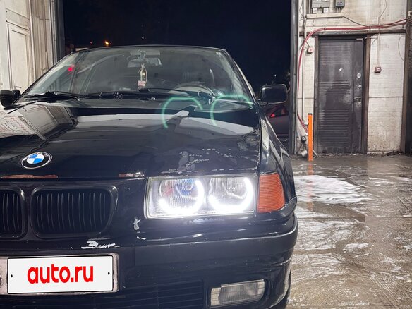 1997 BMW 3 серии Compact 316i III (E36), чёрный, 390000 рублей - вид 2