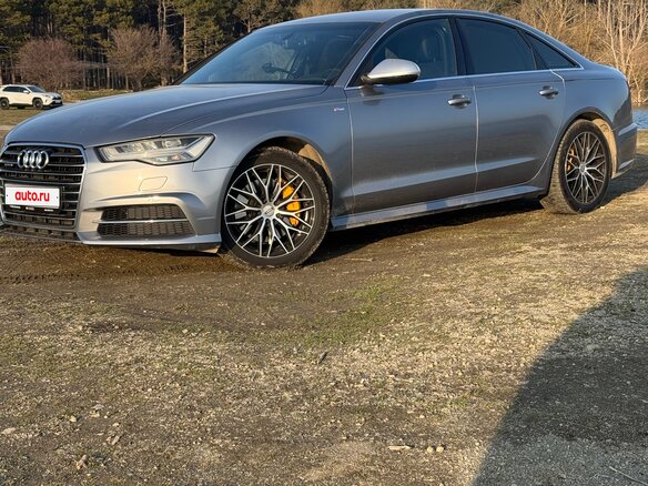 2015 Audi A6 IV (C7) Рестайлинг, серый, 2600000 рублей - вид 12