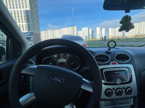 2007 Ford Focus II Рестайлинг, голубой, 360000 рублей - вид 8