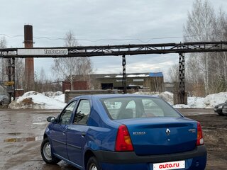 2006 Renault Logan I, синий, 295000 рублей, вид 4