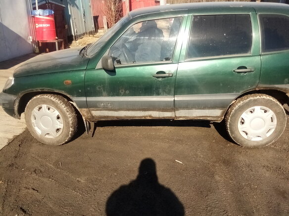 2003 Chevrolet Niva I, зелёный, 205000 рублей - вид 1