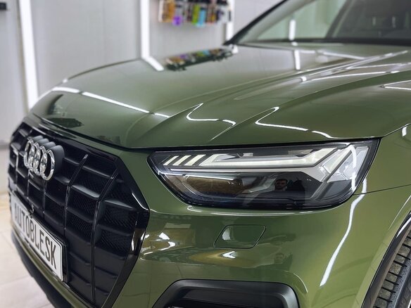 2021 Audi Q5 45 TFSI II (FY) Рестайлинг, зелёный, 4248800 рублей - вид 1