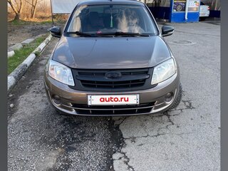 2014 Lada (ВАЗ) Granta I, коричневый, 350000 рублей, вид 2