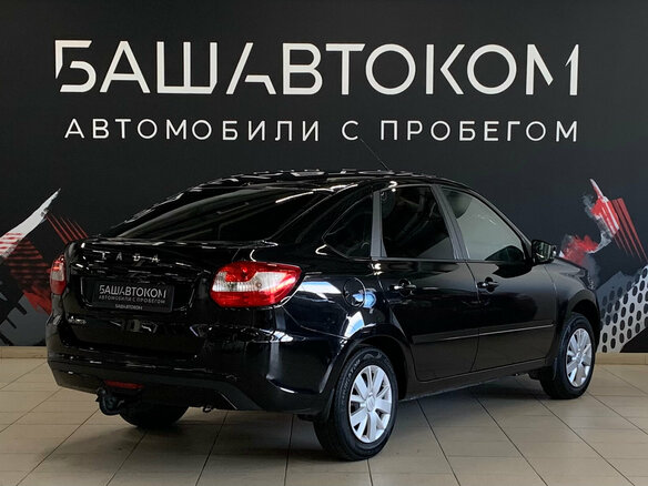 2023 Lada (ВАЗ) Granta I Рестайлинг, чёрный - вид 3