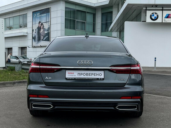 2019 Audi A6 45 TFSI V (C8), серый - вид 5