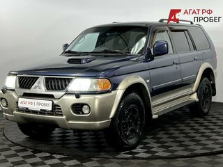 2008 Mitsubishi Pajero Sport I Рестайлинг, синий, 1335000 рублей, вид 2