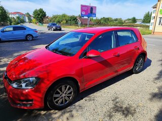 2014 Volkswagen Golf VII, красный, 1150000 рублей, вид 1