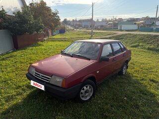 1994 Lada (ВАЗ) 21099, красный, 75000 рублей, вид 1