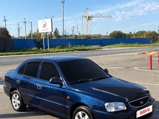 2008 Hyundai Accent ТагАЗ II, синий, 355000 рублей, вид 2