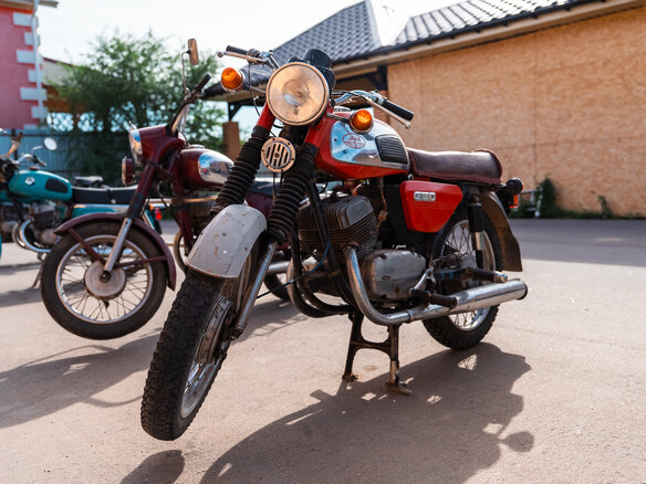 1989 Jawa 350/638, оранжевый, 70000 рублей - вид 3