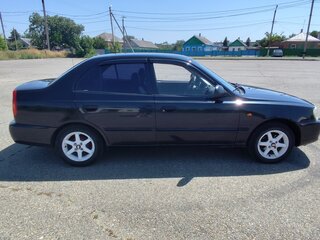 2006 Hyundai Accent ТагАЗ II, чёрный, 370000 рублей, вид 4