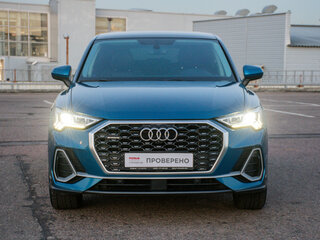 2020 Audi Q3 Sportback 45 TFSI II (F3), голубой, 3850000 рублей, вид 2