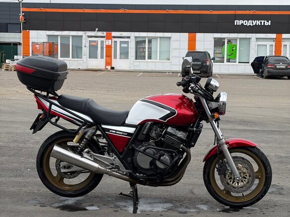 1999 Honda CB 400 Super Four, красный, 240000 рублей - вид 6
