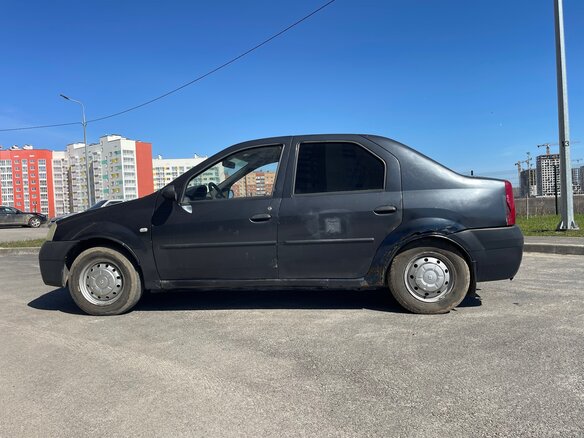 2007 Renault Logan I, серый, 150000 рублей - вид 6