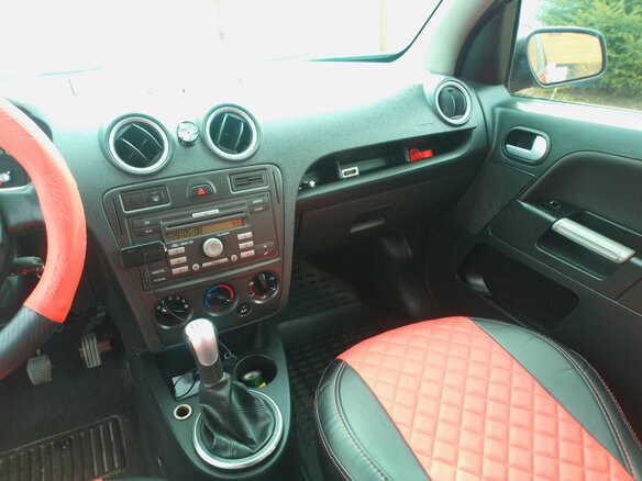 2008 Ford Fusion I Рестайлинг, красный, 370000 рублей - вид 12