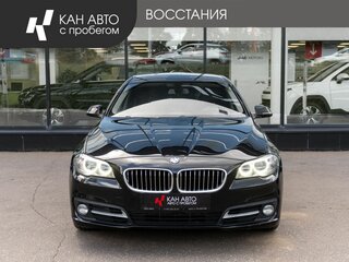 2014 BMW 5 серии Long 520Li VI (F10/F11/F07) Рестайлинг, чёрный, 1750920 рублей, вид 2
