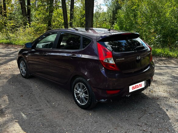 2012 Hyundai Solaris I, фиолетовый - вид 9