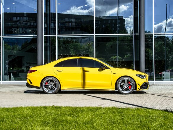 2021 Mercedes-Benz CLA AMG 45 AMG S II (C118, X118), жёлтый - вид 5