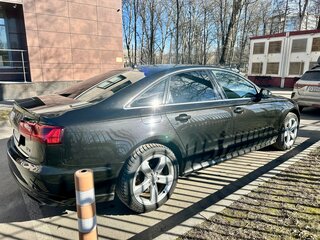 2016 Audi A6 IV (C7) Рестайлинг, чёрный, 1390000 рублей, вид 4