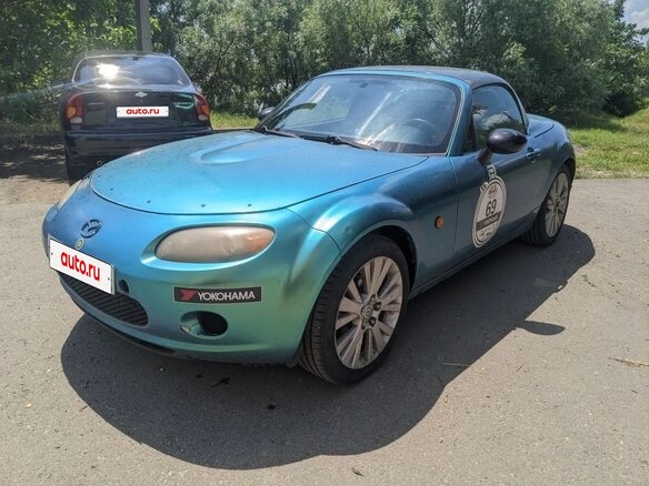 2007 Mazda MX-5 Hard Top III (NC), голубой, 1340000 рублей - вид 5