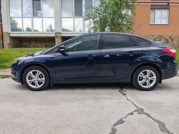 2014 Ford Focus III, синий, 950000 рублей - вид 6