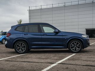 2021 BMW X3 30d xDrive III (G01) Рестайлинг, синий, 5890500 рублей, вид 5