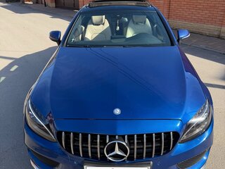 2015 Mercedes-Benz C-Класс 180 IV (W205), синий, 2300000 рублей, вид 3