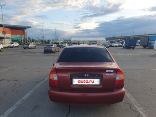 2005 Hyundai Accent ТагАЗ II, красный, 370000 рублей, вид 5