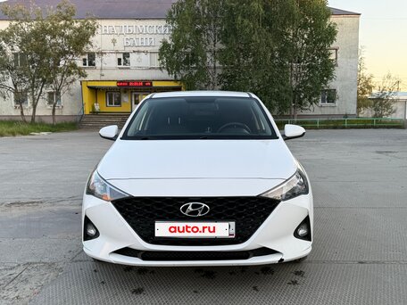 2021 Hyundai Solaris II Рестайлинг, белый, 1530000 рублей, вид 1