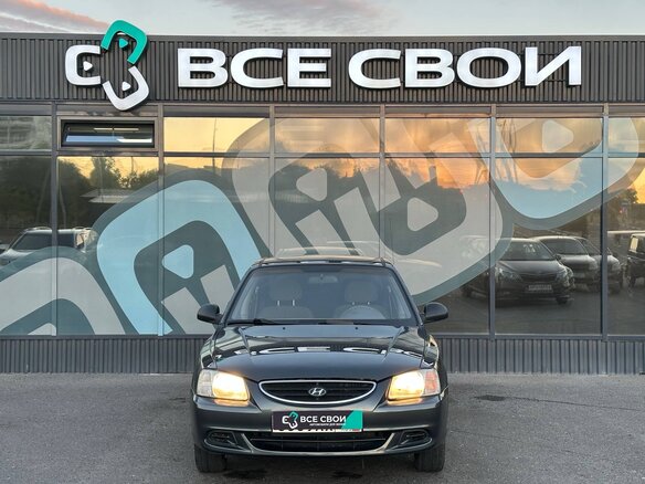 2008 Hyundai Accent ТагАЗ II, серый, 475000 рублей - вид 4