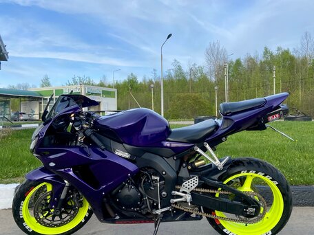 2007 Honda CBR 954RR Fireblade, фиолетовый, 650000 рублей, вид 2