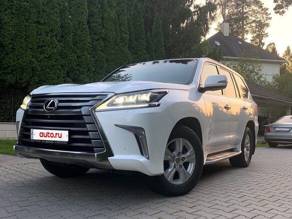 2016 Lexus LX 450d III Рестайлинг 2, белый, 5950000 рублей